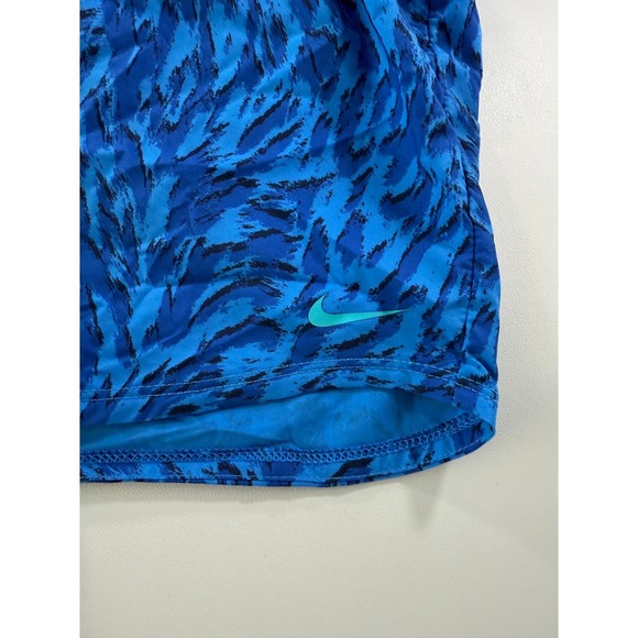 Nike Kids Dri Fit Training Athletic Shorts Blue Cheetah Youth Size XLarge NEW - Picture 3 of 10